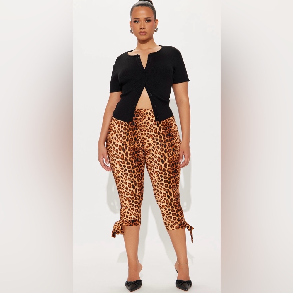 Leopard Print Women's Pants